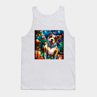 Cute American Staffordshire Terrier Drawing Tank Top